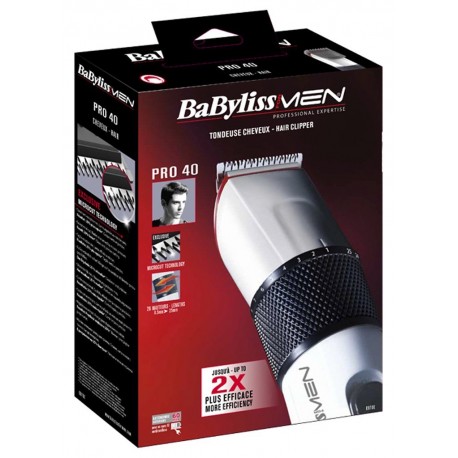 Babyliss For Men Tondeuse à cheveux Pro 40 E970E