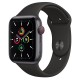 Apple Watch SE GPS Cellular Aluminium Gris Sideral 44mm Bracelet Sport Noir MYF02 (late 2020)