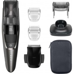 Philips Tondeuse à Barbe Beardtrimmer Series 7000 avec système d’aspiration (3 sabots) BT7520/15 (BT7220/15)