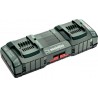 Metabo Double chargeur rapide universel ASC 145 DUO, 12-36 V, « AIR COOLED », EU (627495000)