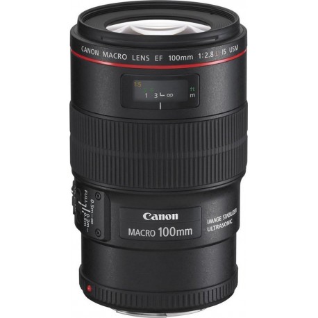 Canon Objectif pour Reflex Plein Format EF 100mm f/2.8 L IS Macro USM