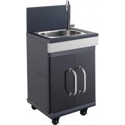 Cook'In Garden Meuble d'appoint EVIER FIDGI Cuisine extérieure modu WT031T