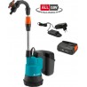 Gardena 14602-20 Pompe pour réservoir d'eau de pluie 2000/2 18V P4A set